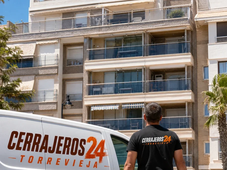 ATRAPADOS AL SOL: una pareja de americanos pasa dos horas encerrada en la terraza de un ático de Torrevieja a 41 grados…